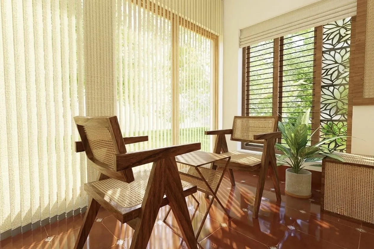 Solid timber dining table and chairs